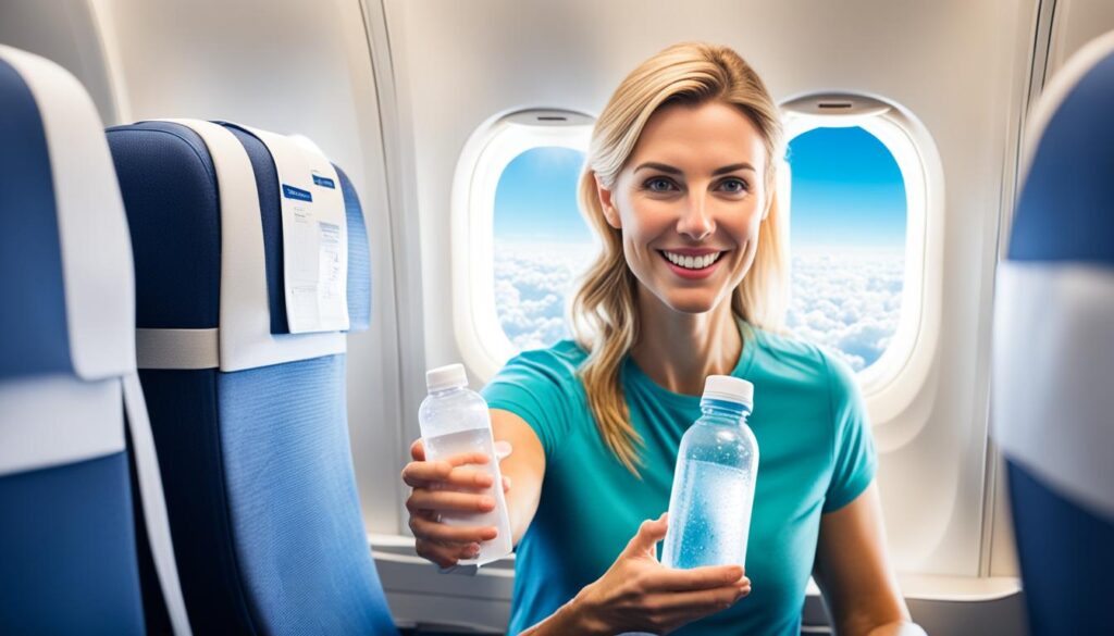 hydratation en avion