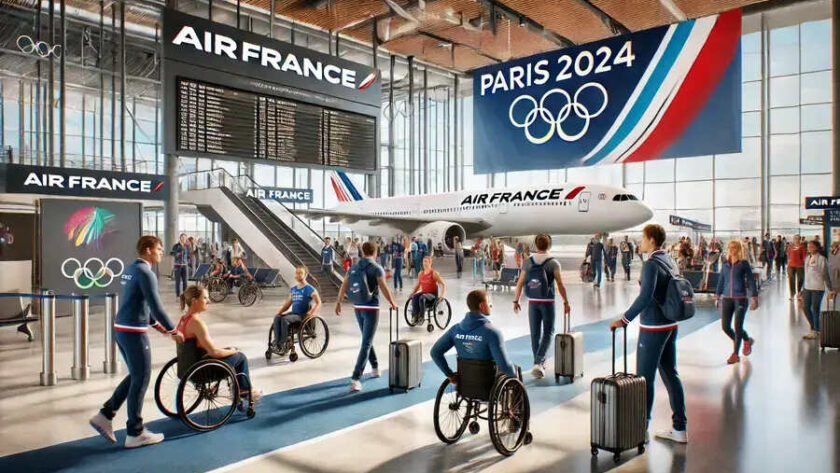 Air France se prépare à accueillir un afflux de nouveaux arrivants athlètes paralympiques à l’approche de l’inauguration du nouveau village olympique.