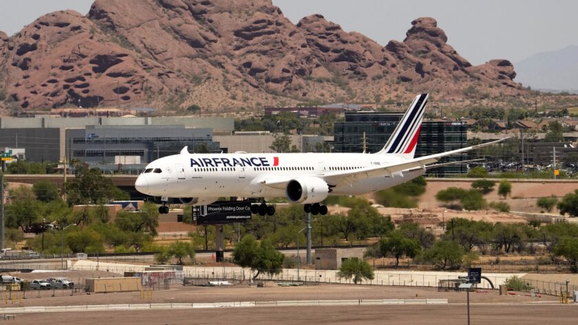 Vol Air France reliant Phoenix à Paris décollé à l’aéroport de Sky Harbor