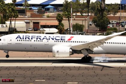 Le premier vol Air France de Phoenix à Paris décolle : Découvrez les photos