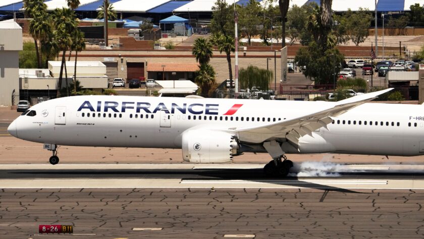 Le premier vol Air France de Phoenix à Paris décolle : Découvrez les photos