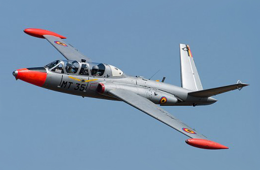 Accident d’un Fouga Magister lors d’un spectacle aérien près du Lavandou, en France