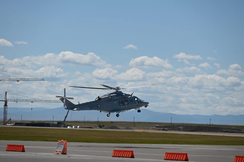 Le premier hélicoptère MH-139A Grey Wolf livré par Boeing à l’US Air Force