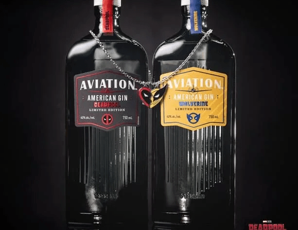 Aviation Gin lance des bouteilles en édition limitée ‘Deadpool & Wolverine’