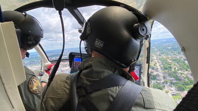 Le soutien aérien du Métro partage une traque depuis le ciel avec #STLFlyAlong