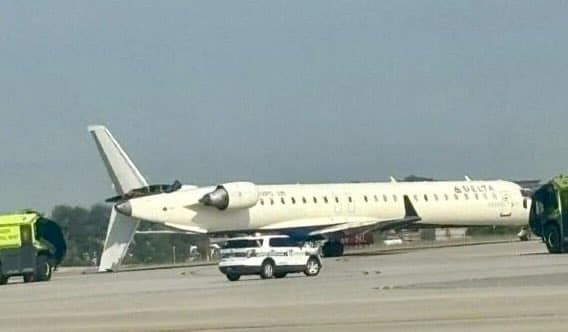 Un Airbus A350-900 de Delta Air Lines heurte l’arrière d’un CRJ-900 de Delta Connection à l’aéroport d’Atlanta, aux États-Unis