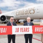 Photos: Emirates célèbre une décennie à Bruxelles avec le dévoilement d’un Boeing 777 modernisé