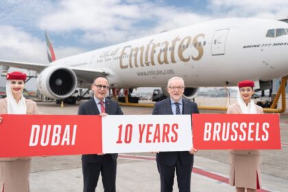 Photos: Emirates célèbre une décennie à Bruxelles avec le dévoilement d’un Boeing 777 modernisé