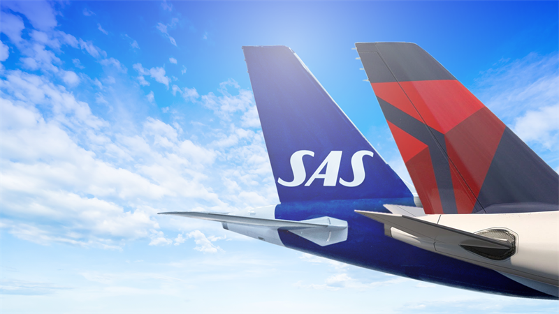 SAS et Delta Air Lines renforcent leur partenariat avec un nouvel accord de codeshare après l’adhésion de SAS à SkyTeam