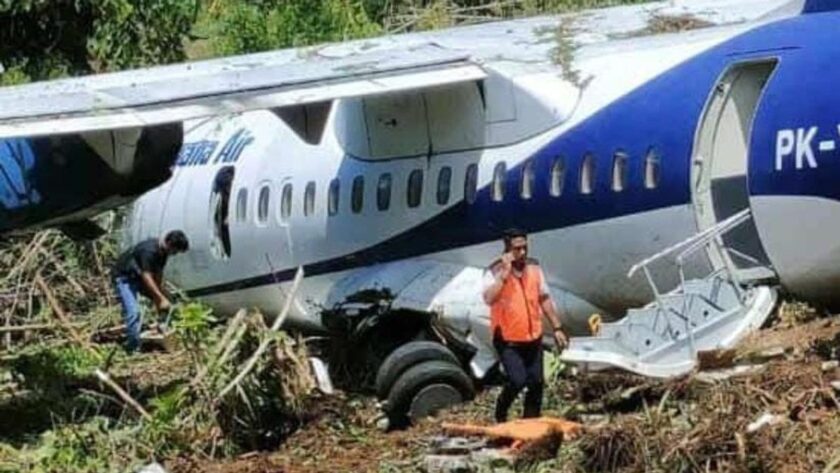 Plusieurs blessés suite au dérapage d’un avion de Trigana Air hors piste en Papouasie indonésienne