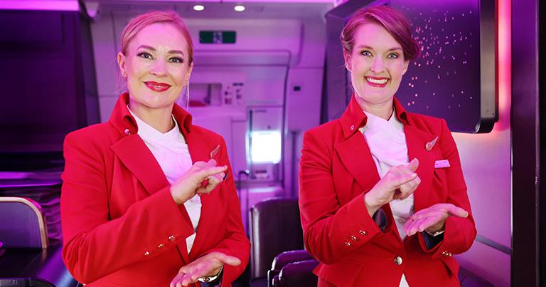 Virgin Atlantic devient la première compagnie aérienne britannique à proposer un équipage formé en LSF