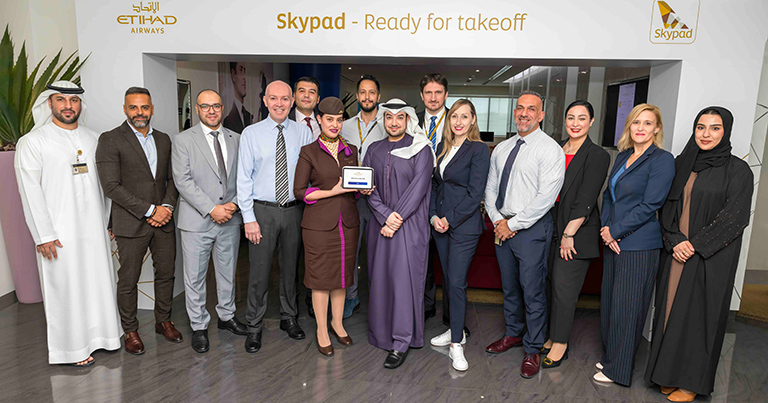 Etihad adopte l’innovation numérique avec la nouvelle technologie Skypad