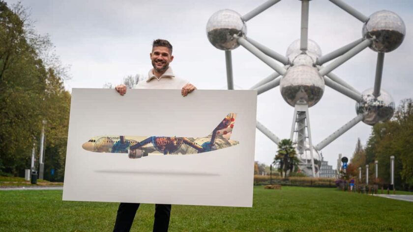 Brussels Airlines dévoile l’Atomium comme nouvelle livrée « Icone belge »