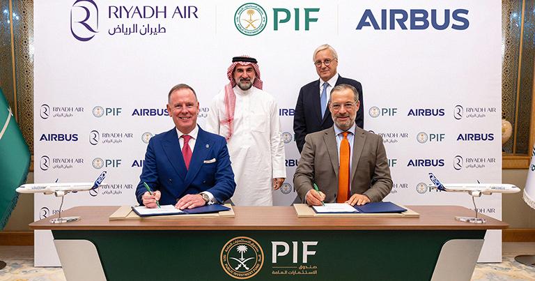 Commande de 60 Airbus A321 de nouvelle génération par Riyadh Air